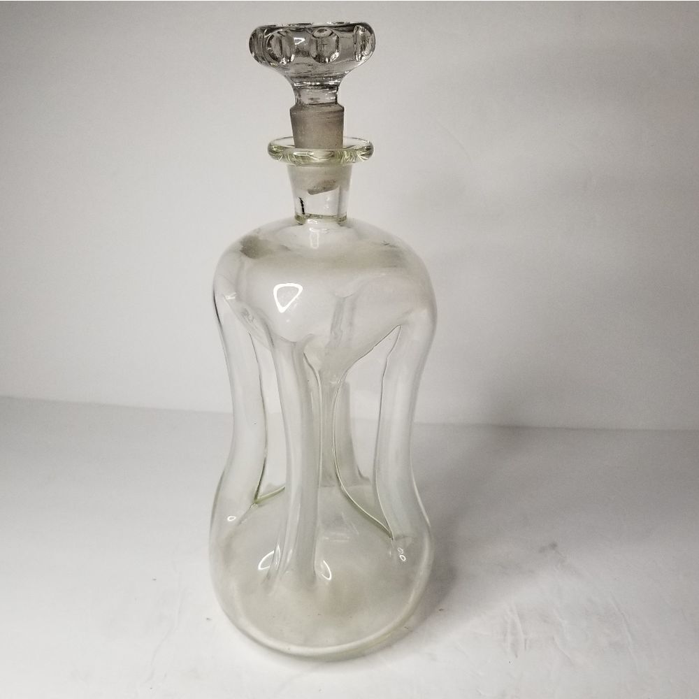Holmegaard Glass Kluk Kluk Decanter Jacob Bang 1960's